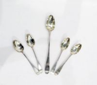 George III silver gravy spoon, Edinburgh 1795, makers mark George Christie, three Scottish George