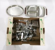 Quantity of stainless steel flatware