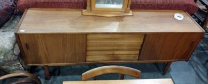 1960's teak 'Trio' sideboard by Nils Jonsson for H