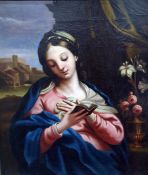 In the manner of Carlo Maratta  Oil on canvas  The