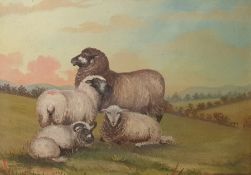 C H Mills (late 19th/early 20th century)  Pair oil