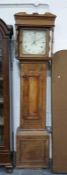 Late 18th century longcase clock with eight-day mo