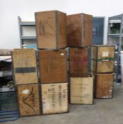 Thirteen assorted tea chests