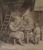 Adriaen van Ostade (1610-1685) Etching  