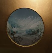 Elija Walton (1832-1880) Watercolour heightened in