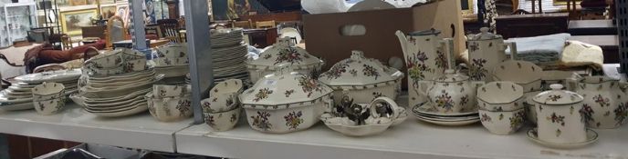 Part dinner and tea service Royal Doulton 'Old Lee