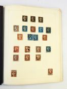 GB three 1d black to ED 8th mint and used with fine ship of four imperfect, Q1 to QL good surface