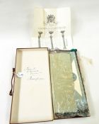 Masonic interest - United Grand Lodge , two 'aprons', one embroidered with 'GKLN No 4', wiithin