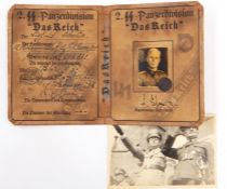 WWII Nazi identity card for Siegfried Scholtz - 2nd SS Panzer Division 
