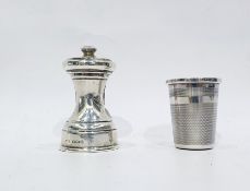 Modern silver tot beaker by Francis Howard Ltd, Sh
