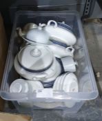 Royal Doulton 'Sherbrooke' part dinner service and other ceramics (1 box)
