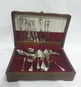 Electroplated canteen of cutlery