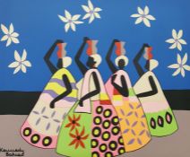 After Kennedy Bahia Pair chromolithographs African