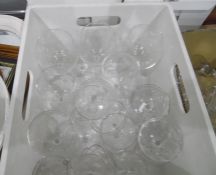 Quantity of oversized wine glasses, two boxed Bohemia 'Natalie' (3 boxes)