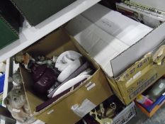 Assorted ceramics, a 'Princess Kate' bride doll (boxed) made by the Danbury Mint, various books on