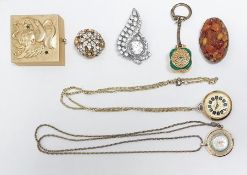 Large quantity of costume jewellery to include diamante, beads, necklaces, etc