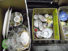 Various ceramics including Avonware handpainted teapot, sugar bowl, milk jug, cruet and butter dish,