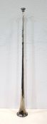 EPNS long hunting horn, stamped 'J Greenhill', 64c