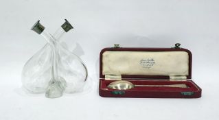 Reproduction silver trefid spoon by Roberts & Belk