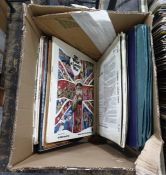 Assorted long playing records including Joyce Grenfall, Peter Dawson, film score for Carousel,