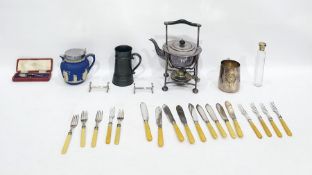 Silver commemorative teaspoon modelled as a reproduction of the anointing spoon for the 1937