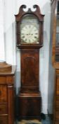 Early 19th century Scottish mahogany longcase cloc