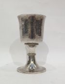 Guild of Handicrafts silver goblet with hammered s
