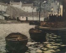 Etching after Graham Culverd Polperro signed and titled in pencil in margin, Another Wintry Scene