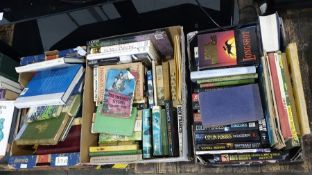 Quantity of hardback books including Dick Frances, John Francome, Colin Forbes, Neville Shute, Terry