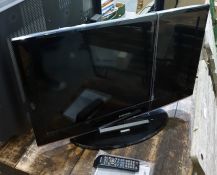 A Samsung flatscreen television, 31