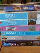 Seven assorted puzzles