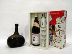 Antique bottle labelled 