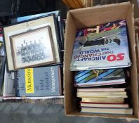 Various volumes on militaria, including Ypres Company 