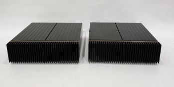 Pair of Meridian 604 Mono Power Amplifiers with cables