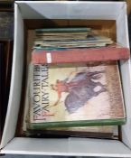 Various early 20th Century children's books including 'Favourite Fairytales' illustrated by Margaret