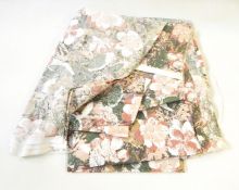 Two boxes of assorted remnants, lengths, pieces, furnishing and dress materials, etc