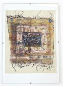 Jane Cross Transfer print and mixed media  