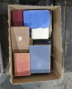 Box of assorted books to include Edward Mogg 