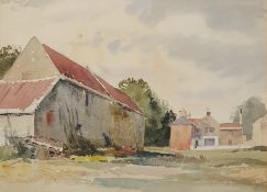 Attributed to Edward Billin (1911-1995) Watercolours Country Scenes (3)