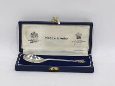 Silver Royal Wedding spoon from 9th July 1981, Prince of Wales and Lady Diana Spencer, by Mappin &