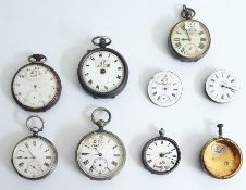 Quantity of old pocket watches, various (7)