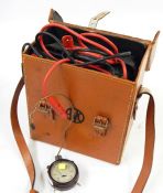 Universal avometer model 7 in leather carrying case