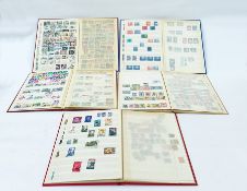 Five stock books of Europa Issues, Belgium, Romania, Austria and Spain