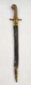 19th century German short swordCondition ReportPlease see image s- the scabbard is in very poor