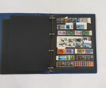 An album of stamps, mint and used, many QV officials, irregular block of 1948 and one of 10,