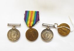 WWI War and Victory medals named to 