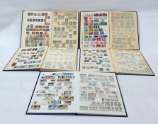 Five stock books of mainly used stamps from Norway, Portugal, Germany and Switzerland
