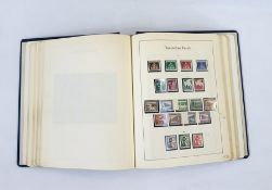 Album of German stamps including 1930 mint sheets