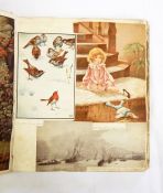 Assorted ephemera to include scrapbook, folder of assorted prints etc, together with various