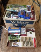 Quantity of boxed and packaged Yesteryear, Burago, Airfix boxes ( 2 boxes)
